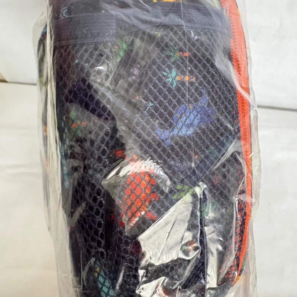 Kinsho Bento Blue Orange Dinosaur Insulated Lining Lunch Box Thermo Ice Pack NEW